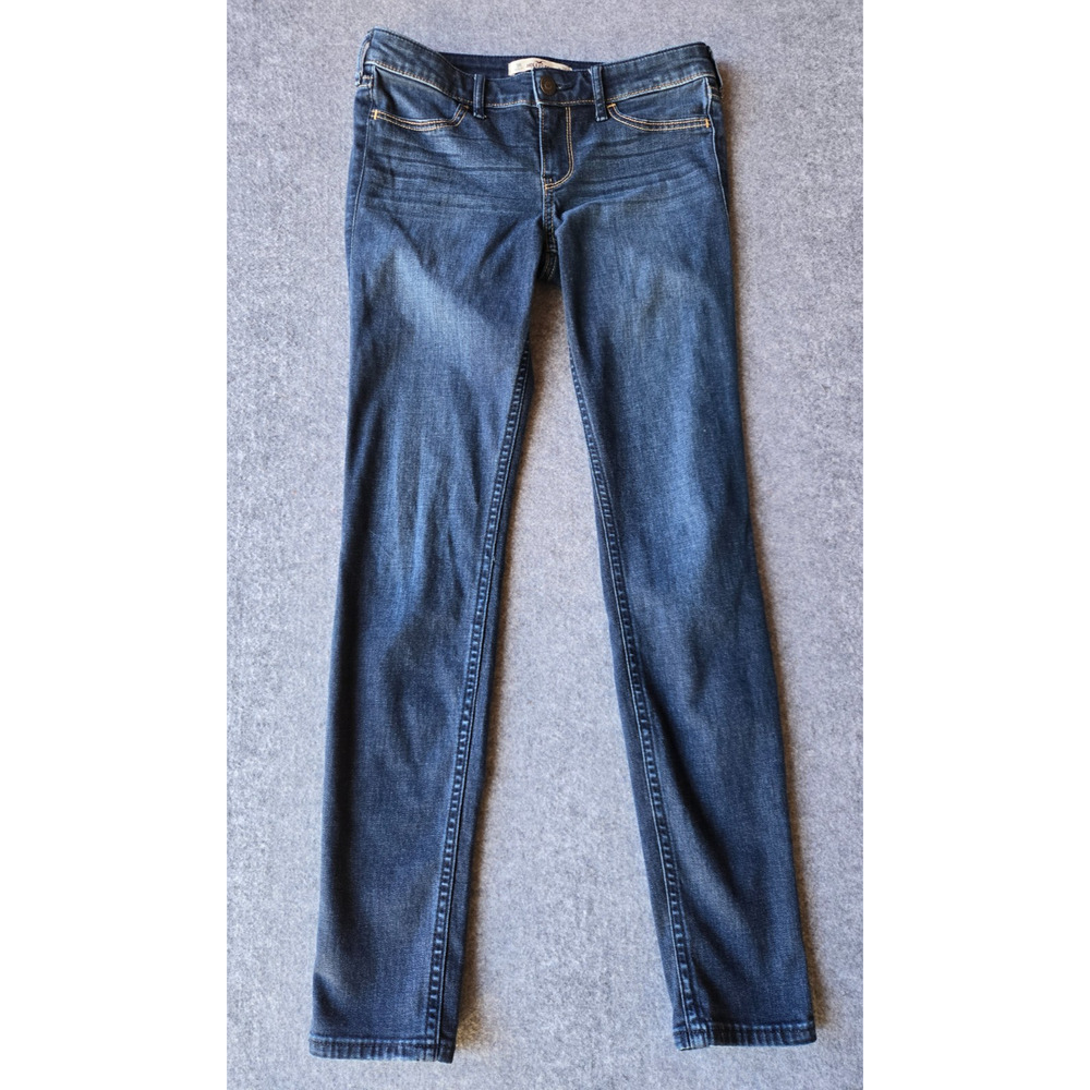 Hollister Jeans Women's Size 3R Low Rise Skinny Blue Jeggings Stretch 27x28